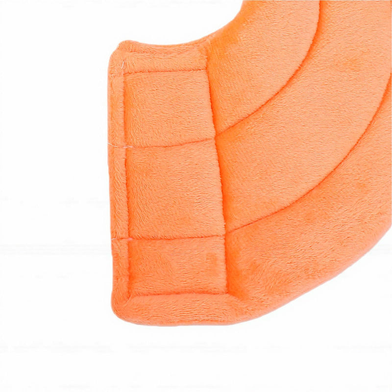Cone collar for cats, recovery collars and cone-safe, adjustable collar for kitten recovery. For wound healing and safety after surgery. Cone collar for orange and carrot.