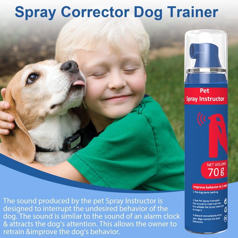 Dog Corrector Spray 70ml 2 Pack Pet Trainer Spray, Corrector Spray for Dog to Stops Barking, Jumping Up, Food Stealing, Dog Fights, Avoidance, Unwanted Dog Behaviour Blue-2 - PawsPlanet Australia