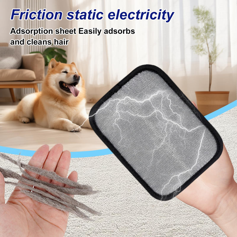 2 Pcs Self-Cleaning Flea Comb for Cats Dogs with Pet Hair Removal Glove – Dual Tooth and Gentle Cat Comb for Long/Short Hair – Ergonomic Zen Brush Cat Grooming/Nit Supplies - PawsPlanet Australia