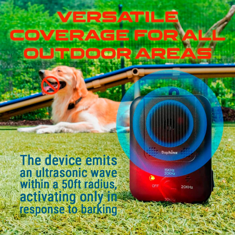 Anti Barking Device for Dogs, Bark Box, Barking Dog Deterrent, Barks no More Dog Training Device, ultrasonic Dog bark Deterrent, Stop Dog Barking Device up to 50 ft, In & Outdoor use 2024, Automatic - PawsPlanet Australia