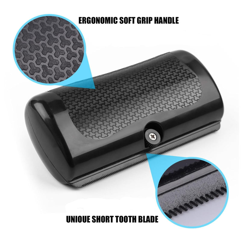 Deshedding Dog Brush & Pet Hair Remover - Dog & Cat Shedding Tool, Matted Hair Remover for Rabbits/Horses - Professional Dog Hair & Undercoat Grooming Tool for Shedding - PawsPlanet Australia