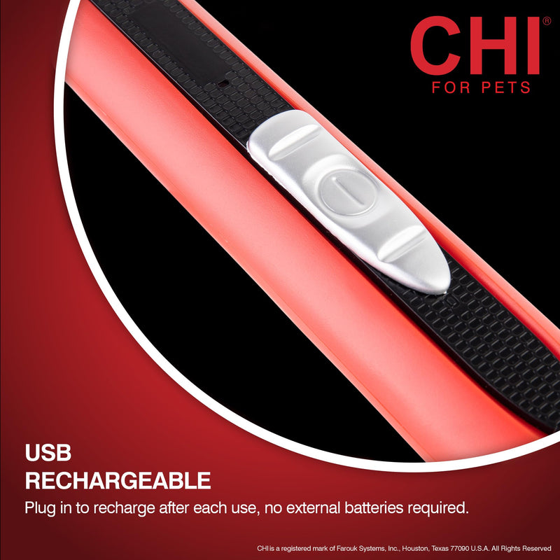 CHI for Pets Small Area Pet Hair Trimmer for Spot Trimming on Paws, Face and Ears | Sensitive Areas Fur Trimmer for Dogs or Cats | Face Trimmer for Dogs, Ear Trimmer for Dogs, Paw Trimmer for Dogs - PawsPlanet Australia