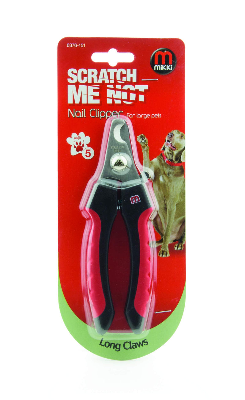 Mikki Dog, Cat Claw and Nail Clipper, Trim, Scissor for Grooming - for Large Pet Breeds - Large