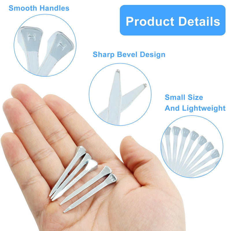 50 Pcs E3 Horseshoe Nails,45mm/1.77 inch Length Steel Horseshoe Nails Tools,Low-Carbon Steel Horse Hoof Nails for Horse Training Equestrian Sports - PawsPlanet Australia