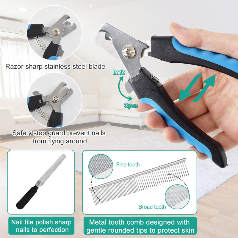 Dog Grooming Hammock, Dog Grooming Harness for Small Dogs, Dog Hanging Harness for Nail Trimming with Pet Nail Clippers Nail Trimmers Grooming Scissors, Dog Grooming Sling - PawsPlanet Australia