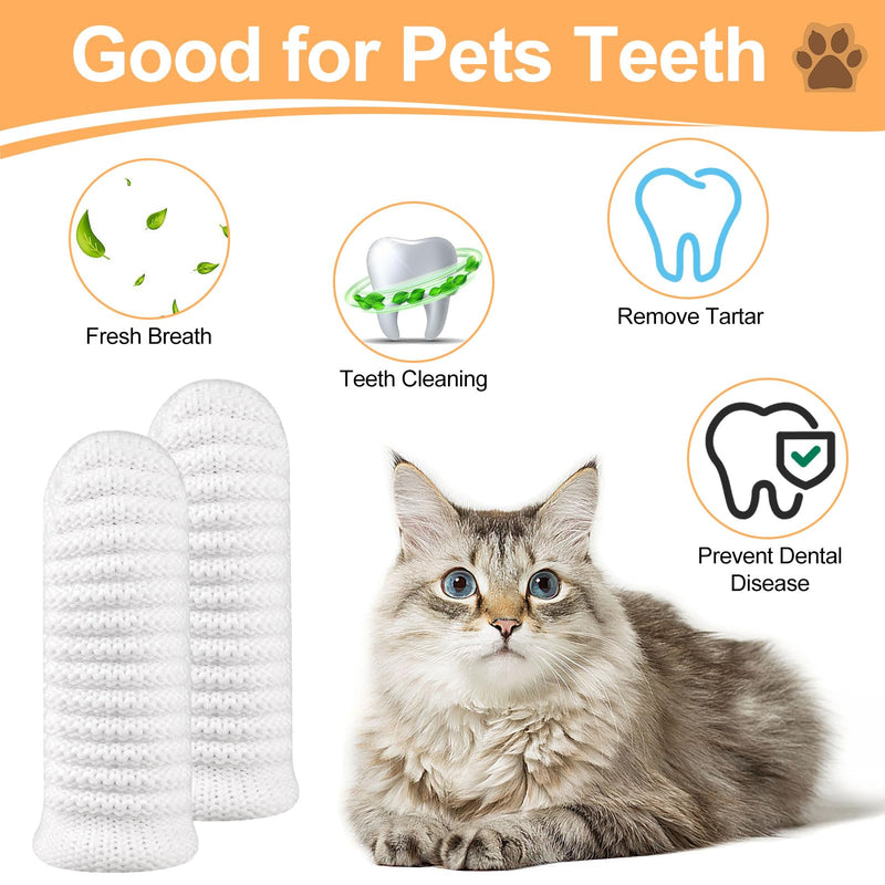 Pack of 16 Dog Toothbrush, Finger Toothbrush, Dog, Dog Toothbrush, Fingerling, Reusable, Pet Finger Toothbrush for Dogs, Cats, Dental Care, Teeth Cleaning, Anti-Plaque Pet Toothbrush