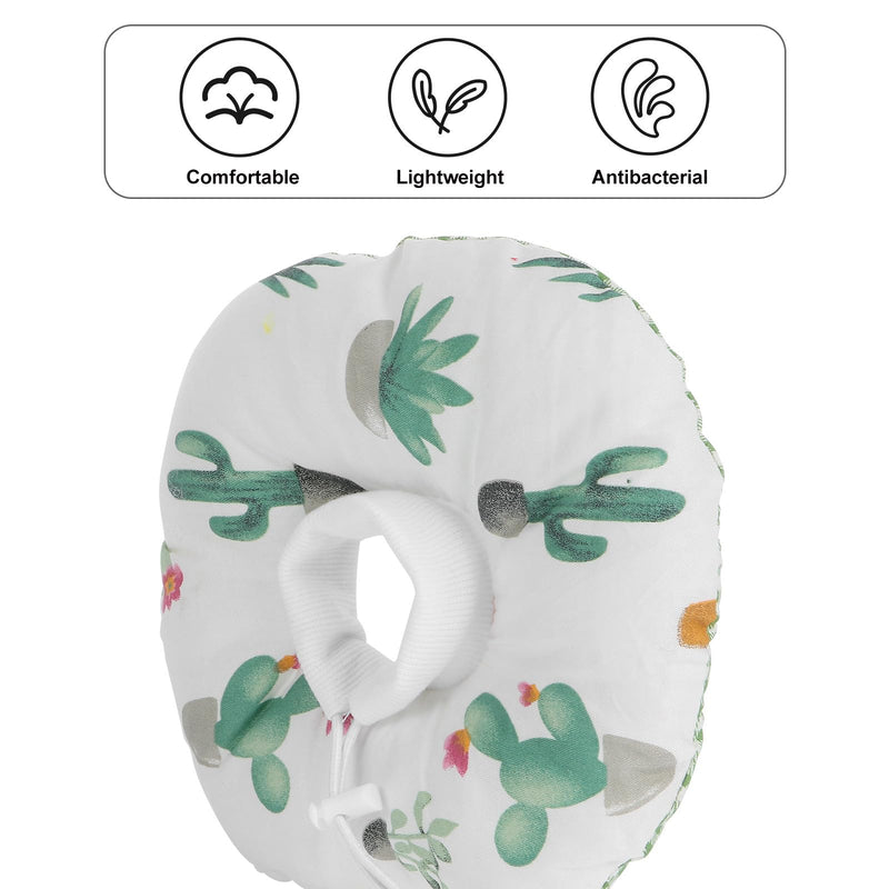 PRETYZOOM Cotton Post-Surgery Cat Neck Collar for Wound Protection and Comfortable Recovery of Cats and Kittens