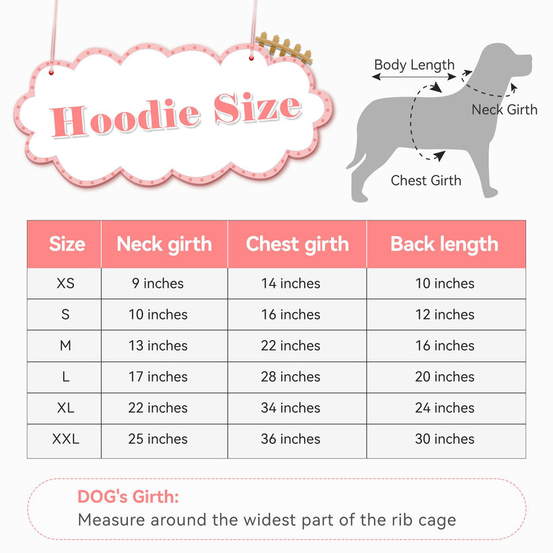 Fuzzy Dog Sweaters for Large Dogs Dog Hoodie Soft Double-Sided Plush Fleece Dog Sweater Dog Clothes Dog Coats Dog Hoodie Sherpa Hooded Sweatshirt(Pink-XL) X-Large Pink - PawsPlanet Australia