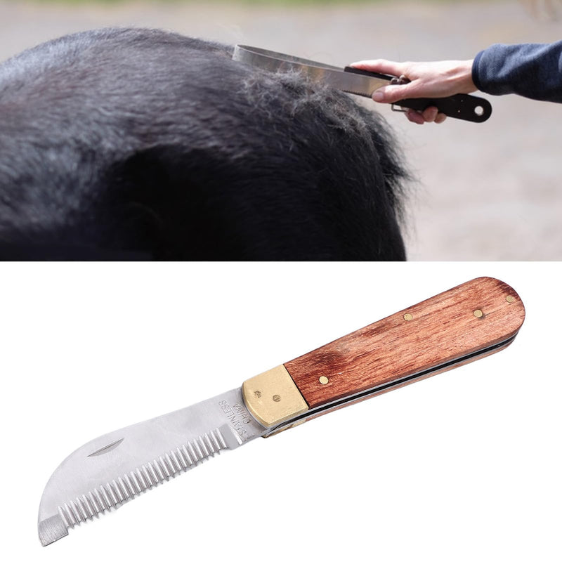 Professional Horse Grooming Hand Stripping Knife, Efficient Old Hair Stripping Knives Tool for Dogs for Pets - PawsPlanet Australia