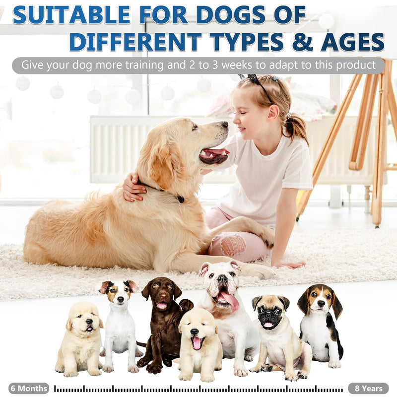 Dog Barking Control Devices, Anti Barking Device Ultrasonic Dog Barking Deterrent with 4 Modes, Stop Barking Dog Devices Up to 50 Ft Range, 2 in 1 Weatherproof Bark Control Device Outdoor Indoor