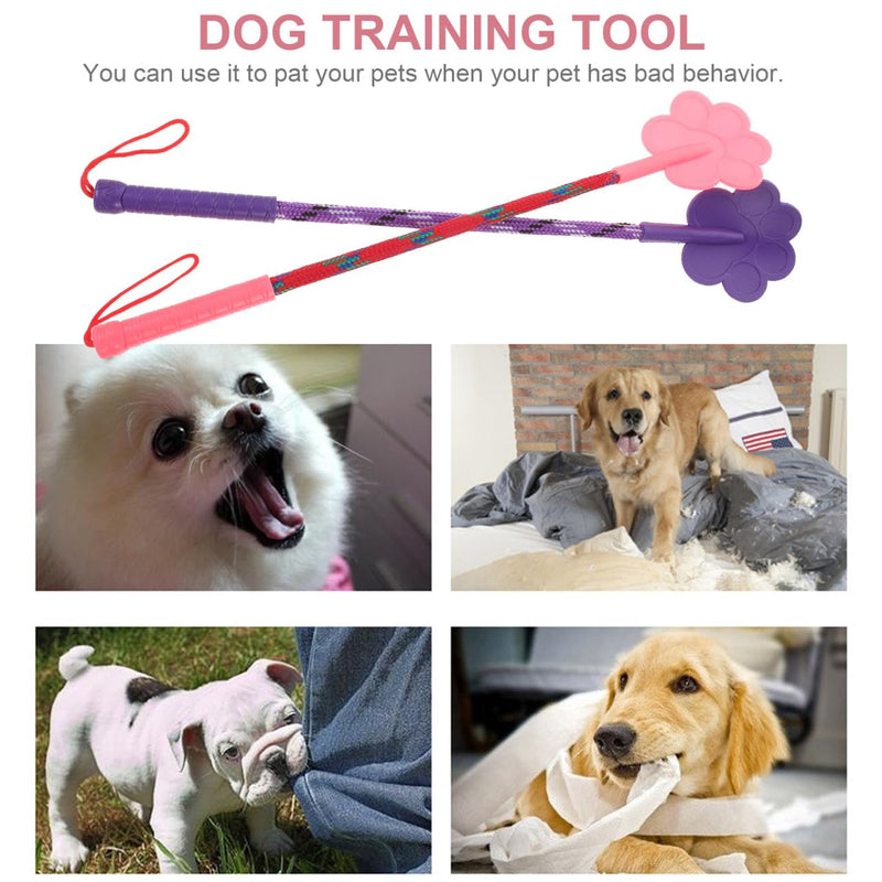 2pcs Dog Training Tool Supplies Small Dog Toys Lure Stick for Dogs Targeting Stick Cat Training Clicker Toy Tools Pet Training Stick Dog Stuff Puppy Dog Trainer 42X8X0.8cm As Shown - PawsPlanet Australia