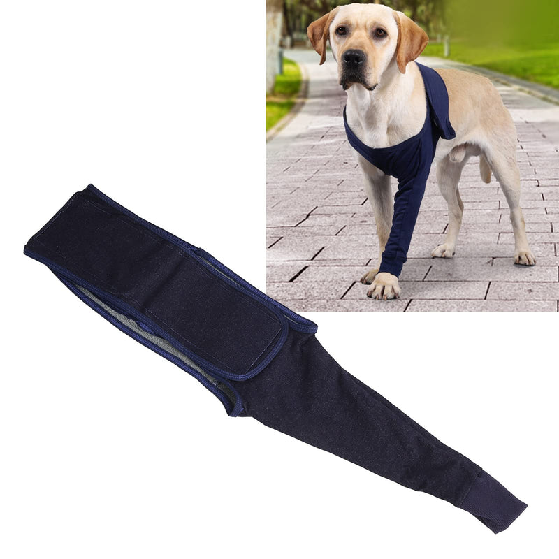 Dog Elbow Brace Protector, Breathable Elbow Protector Pads, Comfort Highly Elastic Lick Proof Elbow Brace Immobilizer Support for Postoperative Recovery, Wound Wrapping, Black(M) - PawsPlanet Australia
