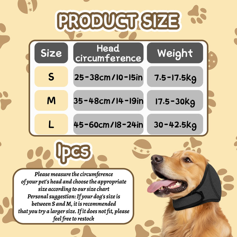 Dog Ear Protectors, Dog Ear Defenders Noise Cancelling, Ear Defenders for Dogs, Ear Cover for Dogs During Bath Time, Grooming, Fireworks, Need to provide ear protection for pets in bathing