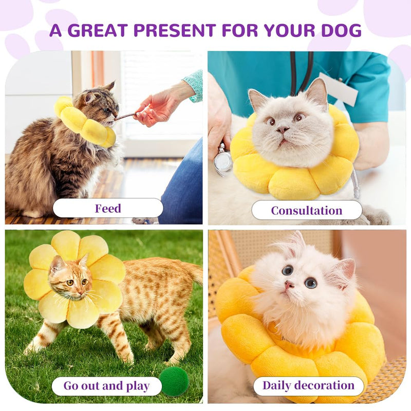 Anti-Stain Adjustable Soft Cat Safety Collar - Neck 8-25cm