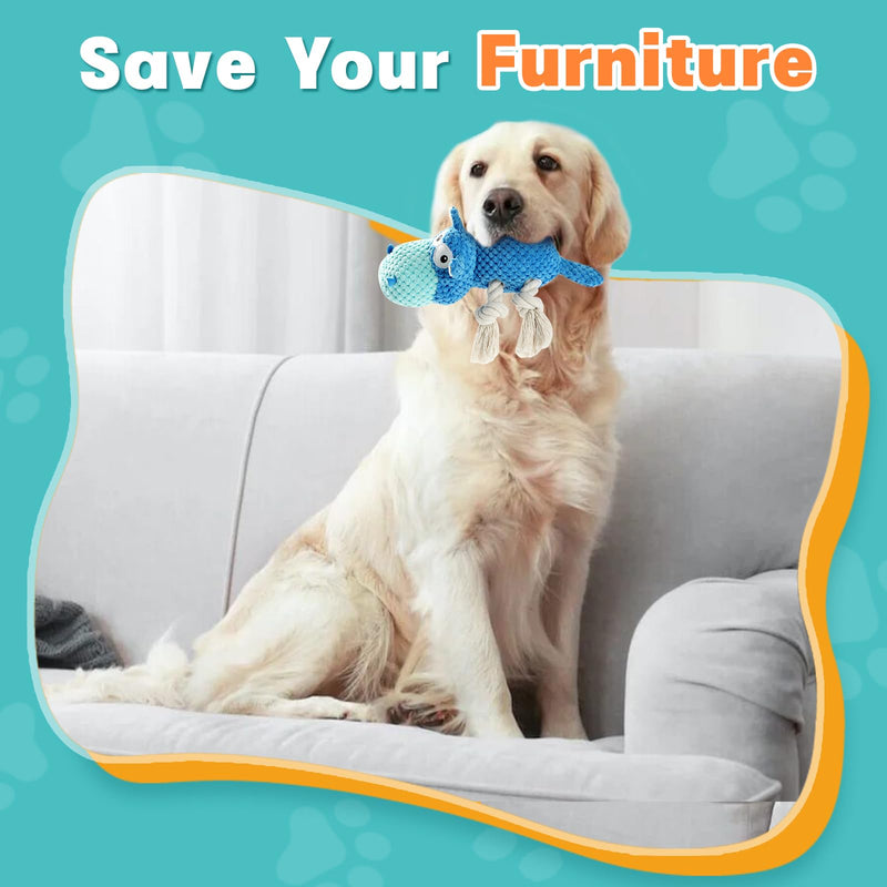 Dog Toys for Aggressive Chewers - Dog Toys to Keep Them Busy Squeaky Dog Toys for Large Dogs - PawsPlanet Australia