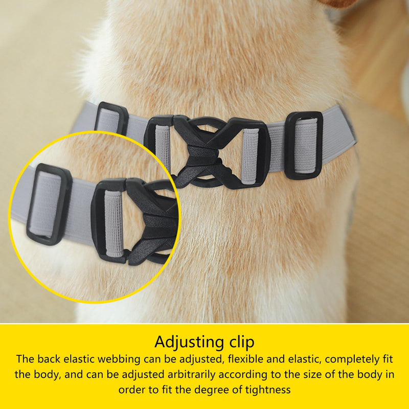 Breathable Elastic Dog Front Leg Adjustable Padded Protectors for Pet Knee Protection and Recovery from Injuries
