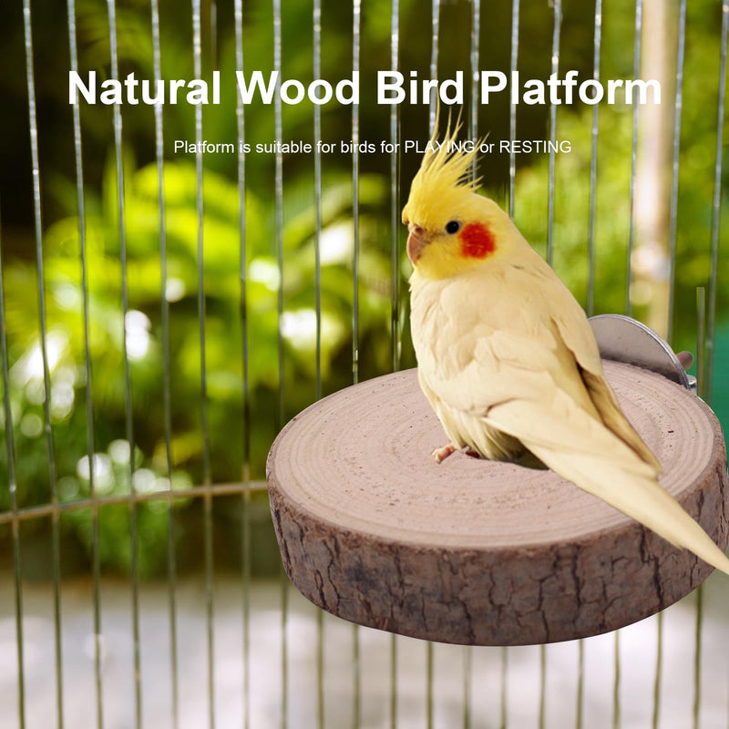 6PCS Bird Perches Natural Parrot Perch Stand for Cage, Grape Wood Stands, Bird Platforms, Parakeets Paw Grinding Fork Exercise Toys Set for Cockatiels, Conure, Parrot - PawsPlanet Australia