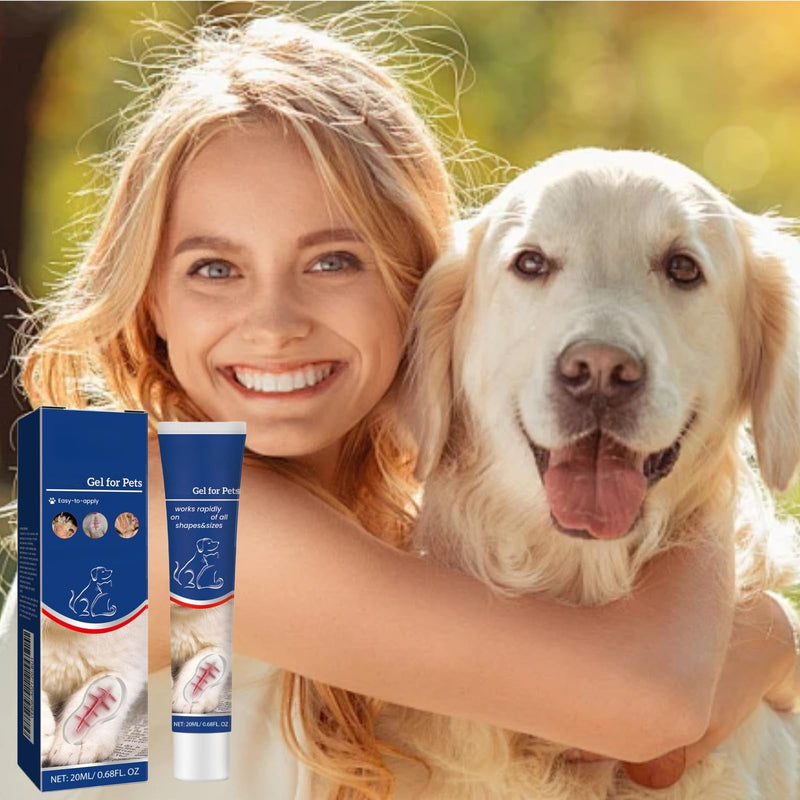 2 pieces of wound ointment for cats and dogs, wound gel for cats, wound ointment for cats, wound ointment for dogs, practical skin care for pets, easy and quick to apply