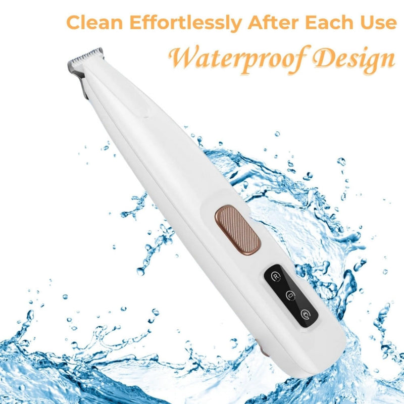 Belvedir Cat Grooming Trimmer, Belvedir Cat Trimmer, Cordless Pet Shaver, Low Noise Waterproof Rechargeable, for for Cats, Small Dogs & Animals Paws, Ears, Rump, Face, Eyes - PawsPlanet Australia