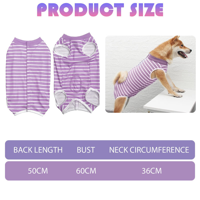 TYXHXTF Dog Bodysuit After Surgery Castration, Recovery Suit for Dogs, Dog Bodysuit After Castration Male Wound Protection Suits for Dogs, Dog Body Suit After Surgery Dog, Pink XL