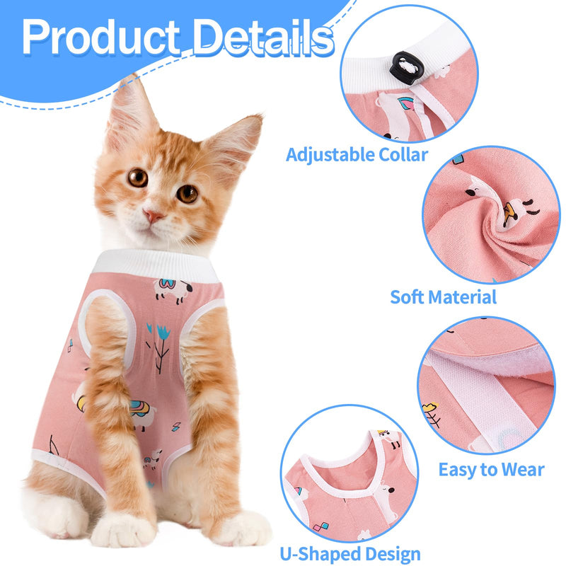 2 PCS Cat Recovery Suit Female, Cat Surgery Recovery Suit for Spay Abdominal Wounds Anti Licking, Surgical Recovery Suit Bodysuits - PawsPlanet Australia