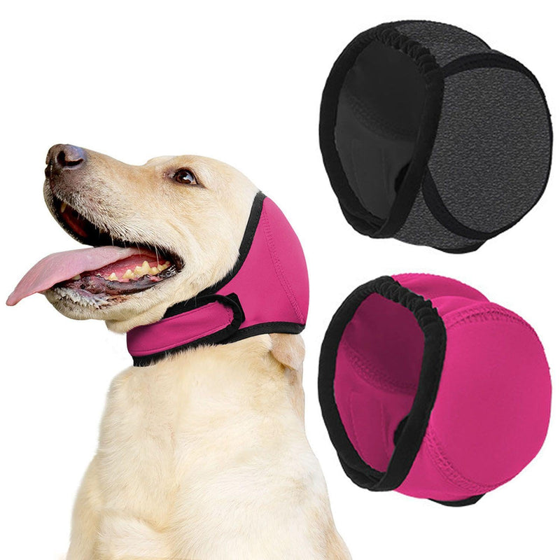 2 Dog Grooming Waterproof Earmuffs, Comfortable Fit And Adjustable, Pet Protective Headgear, Suitable For Bathing, To Prevent Noise From Disturbing The Scene.