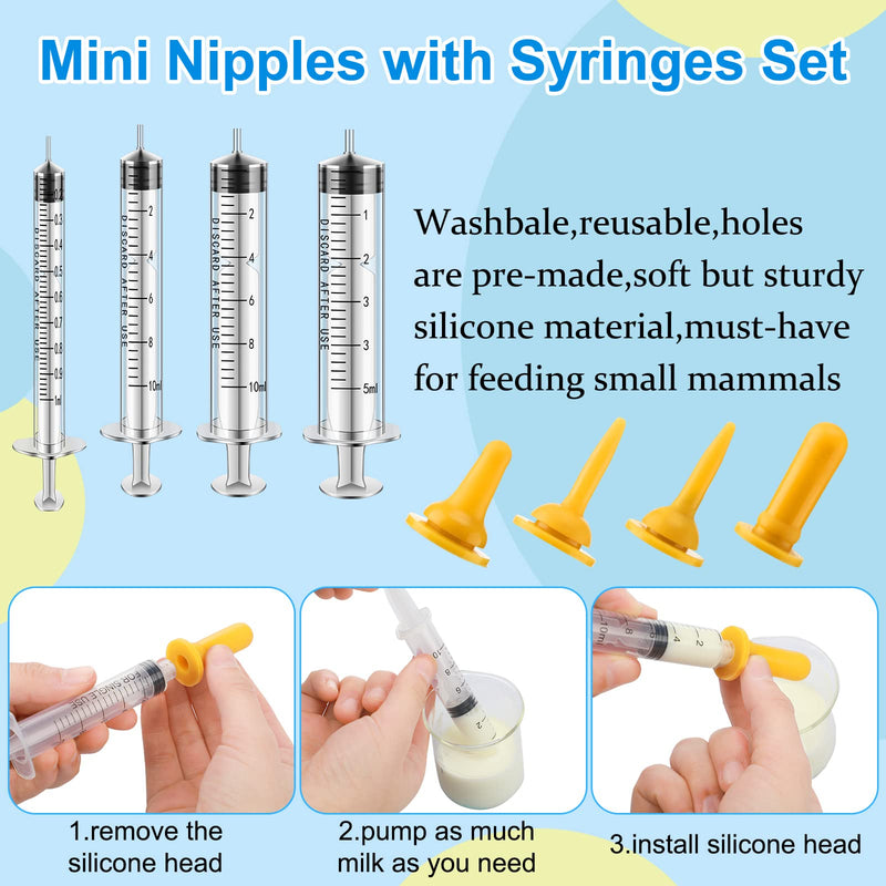 48 Pcs Puppy Kitten Whelping Kit Include 4 Puppy Feeding Tube, 6 Record Keeping Charts, 15 Puppy Whelping Collars, 15 Cord Clamps, 2 Gloves, Bulb Aspirator, Syringe, Bottle, Scissors, Stethoscope, Bag - PawsPlanet Australia