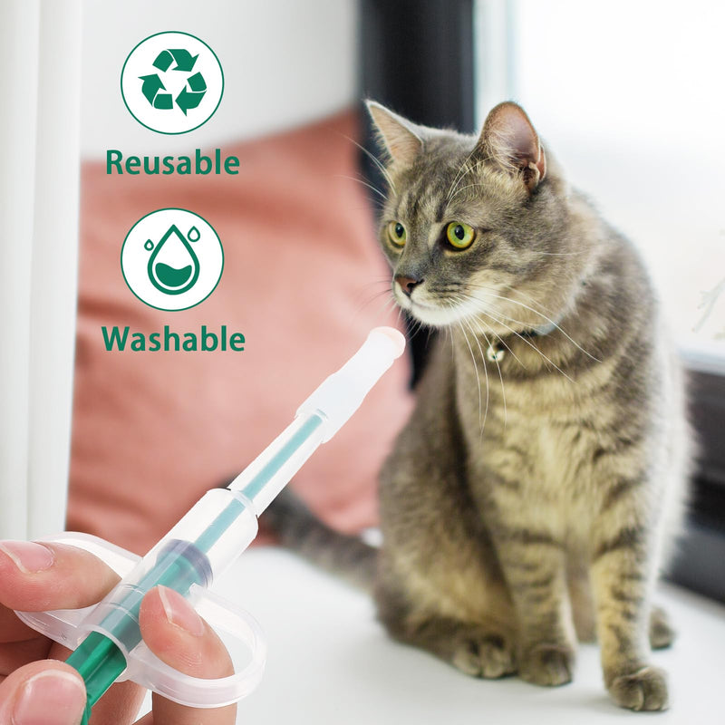 3pcs Pet Pill Shooter,Pill Popper for Cats,Dog pill shooter,Pet Feeding Dispenser Tool for Small Animal,Pet Feeding Push Pull（Red Blue Green） - PawsPlanet Australia