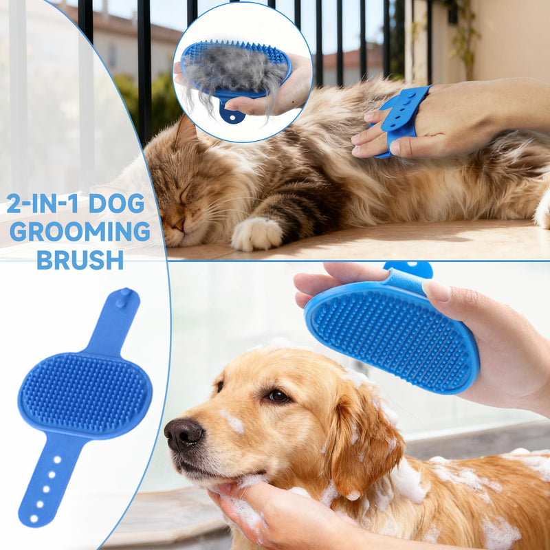 3PCS Dog Bath Supplies,Dog Bath Brush | Dog Washing Gloves | Dog Towel 40'' X 23.6'',Super Absorbent and Soft Pet Grooming Towel, Perfect Shower & Grooming Supplies for Dogs - PawsPlanet Australia