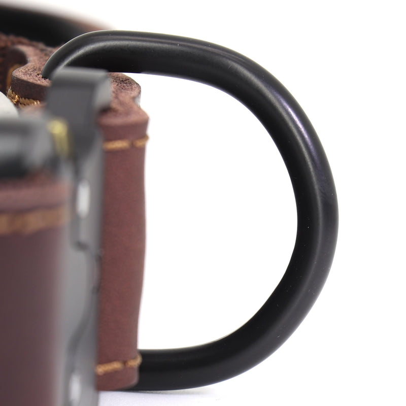 PET ARTIST Tactical Leather Dog Collar for Walking & Training, Sturdy Dog Collar with Soft Handle, Durable Metal Buckle,Best for Medium Large Dogs, Brown L M:15-20 Inch - PawsPlanet Australia