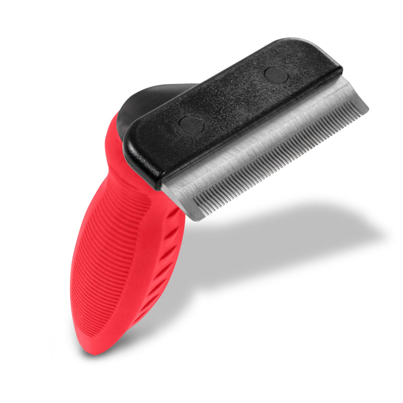 Paw Brothers Deshedding Tool, Deshedding Brush for Dogs and Cats, Professional Dog Grooming Brush for Shedding, Pet Hair Remover, Fur Removal Brush for Medium and Long Pet Hair, Medium - PawsPlanet Australia