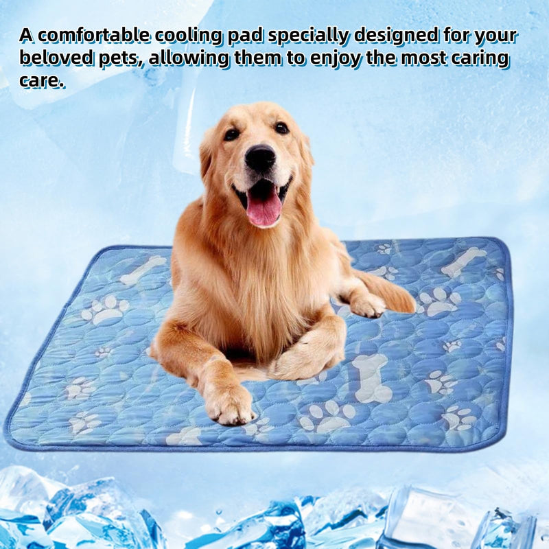 XL Dog Cooling Mat 39.37x27.56 Inches - Self Cooling Pad for Large Breeds, Portable Pet Cooling Pad for Crate & Outdoor Use, Durable Oxford Fabric (XL, Dogs & Cats) - PawsPlanet Australia