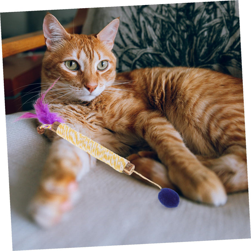 minkissy 2 pcs Silvervine Cat Toy Stick made of Actinidia Polygama Chew Toy for Teething Cats for Indoor Cats for Dental Cleaning and Entertainment