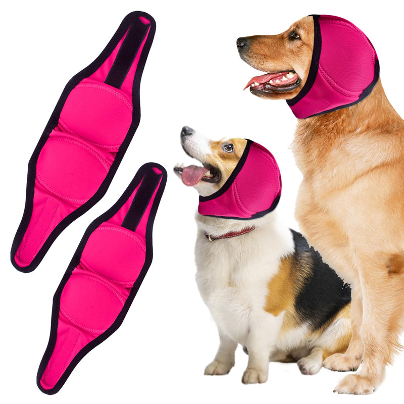 2 Pcs Dog Ear Muffs Noise Protection, No Flap Ear Wraps for Dogs, Dog Ear Covers for Bath, Dog Earmuffs for Beauty Treatment, Fireworks Show