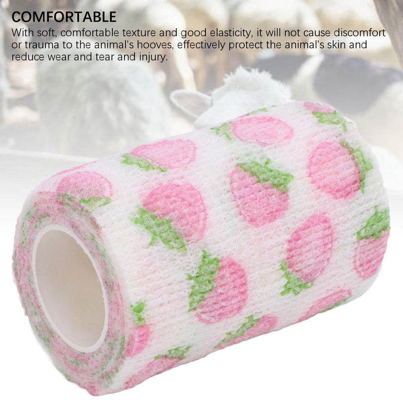 Buachois Pack of 4 Vet Wrap Bandage, 3 Inch Self-Adhesive Bandage, Wide, Elastic Vet Tape Wrap, Cohesive Gauze for Pets