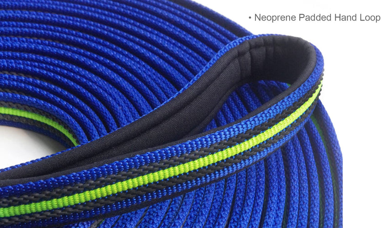 Long Dog Training Leash Dog Lead with Special Non-Slip Design and Padded Handle, 10/15/33/50 ft, for Any Size of Dogs 50ft - PawsPlanet Australia