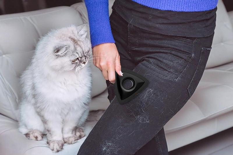 Pet Hair Cleaner for Furniture, Auto Detailing, Car Interior Dog Hair Remover, Cat Hair Remover for Couch, Dog Hair Remover, Fur, Lint, Hair Carpet and Auto Detailing Brush Cleaning Supplies, Black - PawsPlanet Australia