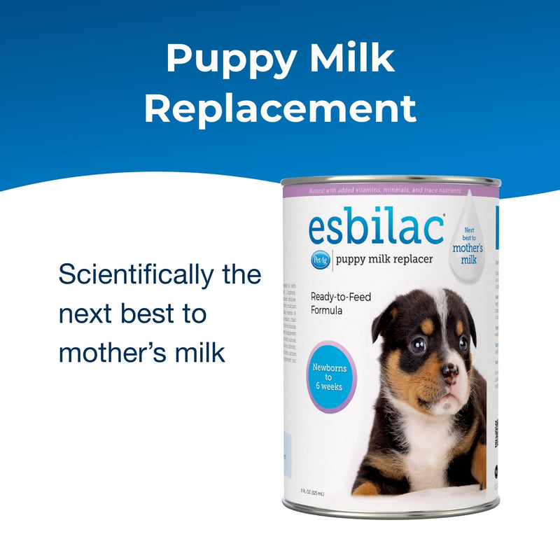 Pet-Ag Esbilac Puppy Milk Replacer Liquid - 11 oz - Ready-to-Feed Puppy Formula with Vitamins for Puppies Newborn to Six Weeks Old - Easy to Digest 2