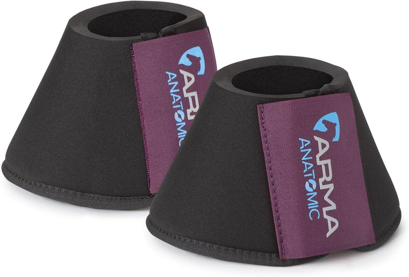 Shires Arma Neoprene Bell Boots: Ultimate Protection & Comfort Plum/Cob