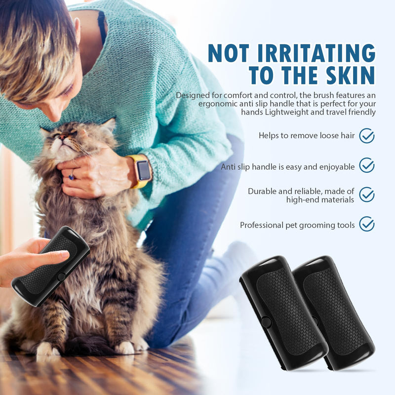 2025 New Groompro Deshedding Brush For Dogs, Cats & Horses, Pet Hair Remover Comb for Shedding, Cat and Dog Grooming Brush, Pet Hair Removal Tool for Matted, Loose Hairs - PawsPlanet Australia