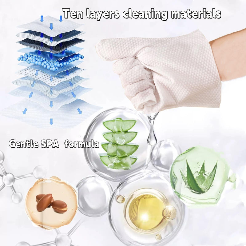 Pet Grooming Gloves for Dogs and Cats, coconut oil for dogs ， dog paw wipes ，dog washing gloves ，coconut oil for dogs (coco 6pcs) coconut 6pcs - PawsPlanet Australia