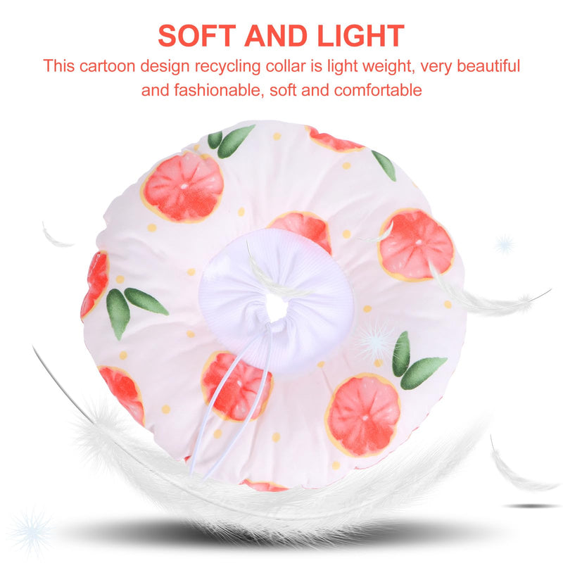 Cabilock Elizabeth collar for cats with anti-bite function, made of cotton, flexible and lightweight, for wound healing and care of pets up to 7 kg