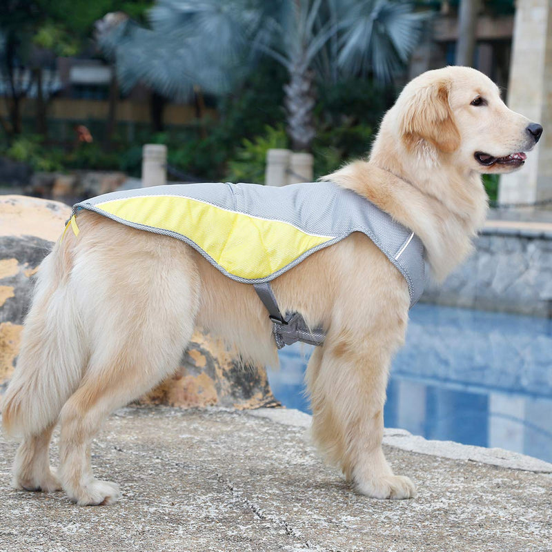 Dog Cooling Vest Harness Outdoor Puppy Cooler Jacket Reflective Safety Sun-proof Pet Hunting Coat, Best for Small Medium Large Dogs (XXL(Chest 29.2"-35.4")) XXL(Chest 29.2"-35.4")