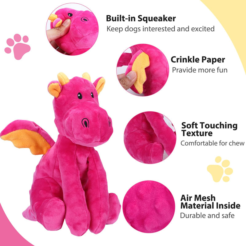 Dog Toys for Large Plush Dog Chew Toy with Squeaker and Crinkle Paper, Interactive Puppy Toys to Reduce Boredom and Anxiety, Tough Tug of War Pet Toys for Small, Medium and Large Dogs - PawsPlanet Australia