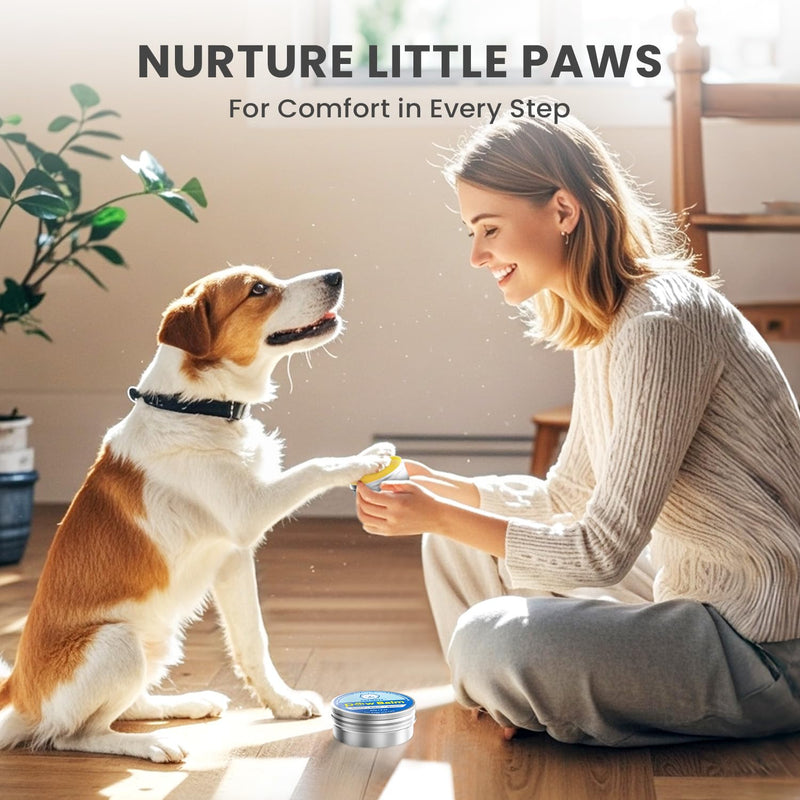 Dog Paw Pad Balm 2 oz | Heals & Moisturizes Dry, Cracked Paws | All-Natural, Safe for Dogs & Cats | Soothes Irritation, Hot Pavement & Cold Snow | Dog Nose Balm for Dry Noses - PawsPlanet Australia