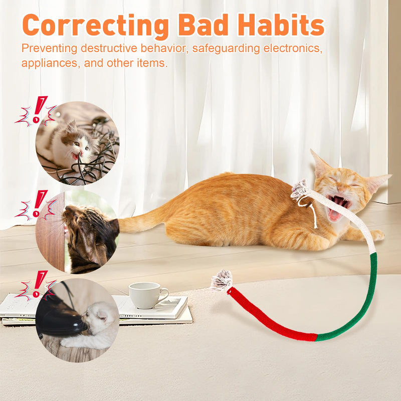 Sisal Rope Cat Toys, 6 Pcs Cat Chew Toy for Teeth Cleaning, 27.56 Inches Big Catnip Rope Toys for Indoor Cats, Interactive Cat Nip Teething Toys, Safe Chew Cat Toys (6 Bags of Catnip Included) - PawsPlanet Australia