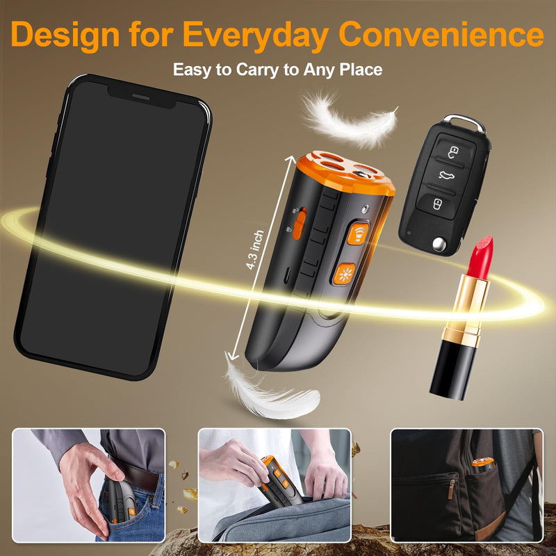 Dog Bark Deterrent Device, Bark Shield with 3X Ultrasonic to Stop Own or Neighbor's Dog, Safe, Rechargeable, Portable Safe for Dogs Training Indoor Outdoor - PawsPlanet Australia