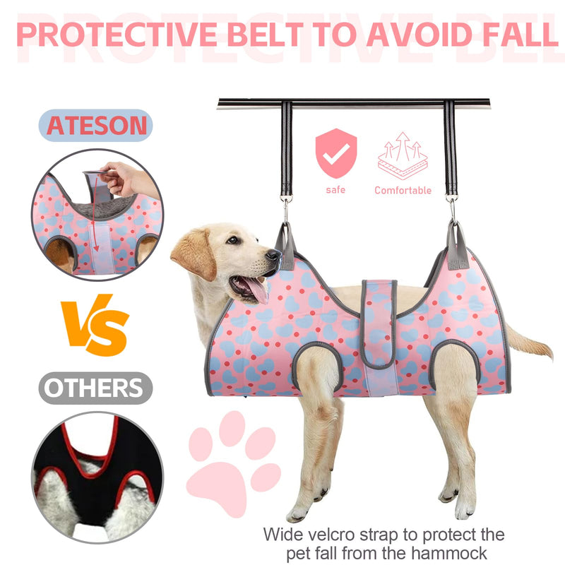 Pet Grooming Hammock for Cats & XS Small Dogs with Nail Clippers/Nail Trimmers, Dog Grooming Harness for Nail Trimming, Pet Grooming Sling Helper for Cutting Nails with Nail Clippers, Nail File XS for Cats & Tiny Dogs 20LB - PawsPlanet Australia