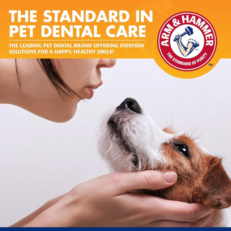 Arm & Hammer for Pets Tartar Control Dog Dental Care Kit, Dog Toothpaste Kit with Toothbrush and Finger Brush for Oral Hygiene and Fresh Breath Care, Banana Mint Flavor, 2.5 oz, 3-Piece Kit - 2 Pack 2.5 Ounce (Pack of 2)