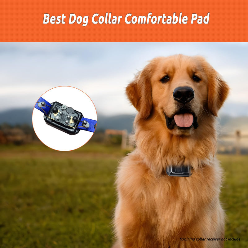 Dog Training Collar Receiver Comfort Pad, Titanium Improves Contact, Winged Soft Comfort - PawsPlanet Australia